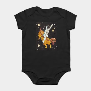 Hotdog space rodeo Baby Bodysuit